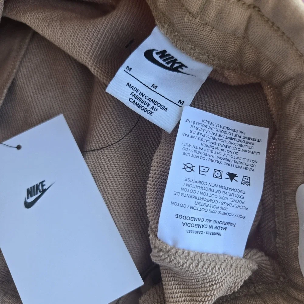 NWT Nike Kids Sportswear Club Fleece Pull-On Skirt Tan Sanddrift‎ Medium